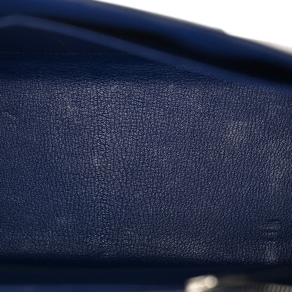 Hermes Epsom Flag Kelly Sellier 32 Rouge H Bleu Saphir 11 of 13