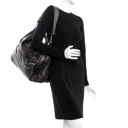 Givenchy Crinkled Patent Leather Large Nightingale Brown 2 of 10