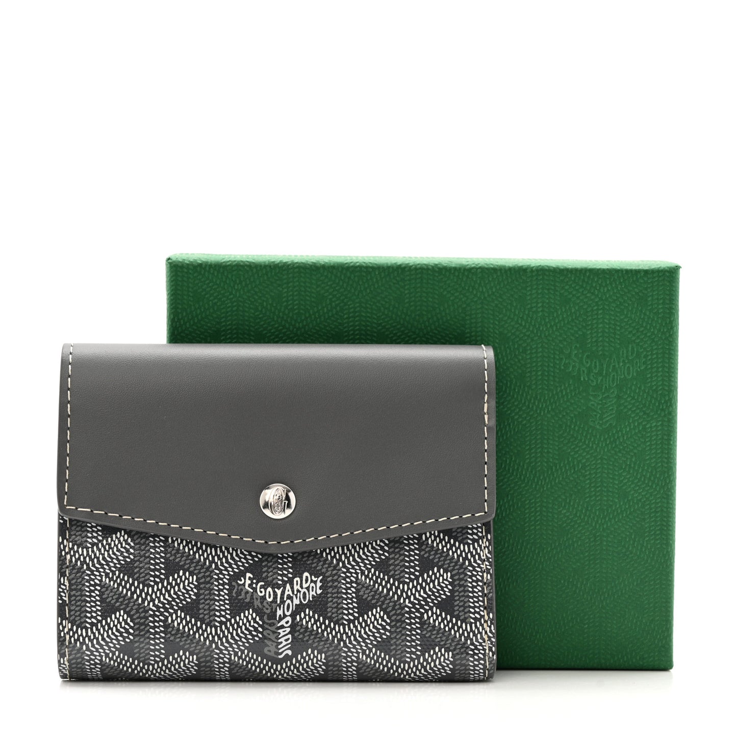 Goyardine Saint-Gabriel Compact Wallet Grey