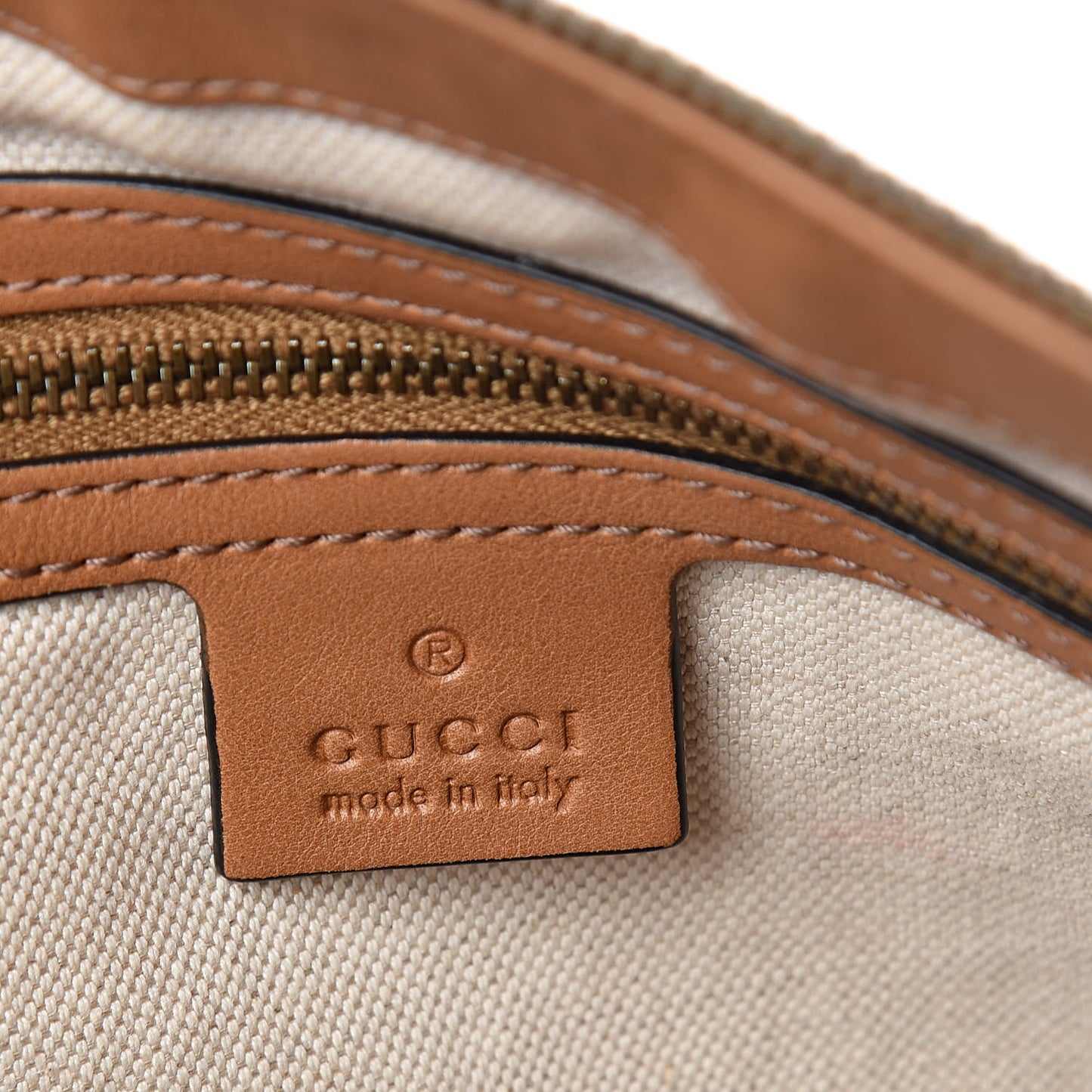Monogram Web Rania Top Handle Bag Natural