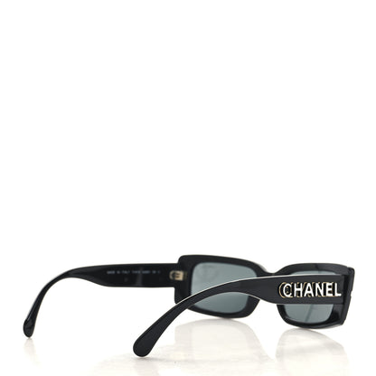 Chanel Acetate CC Sunglasses 71473 Black White 4 of 6