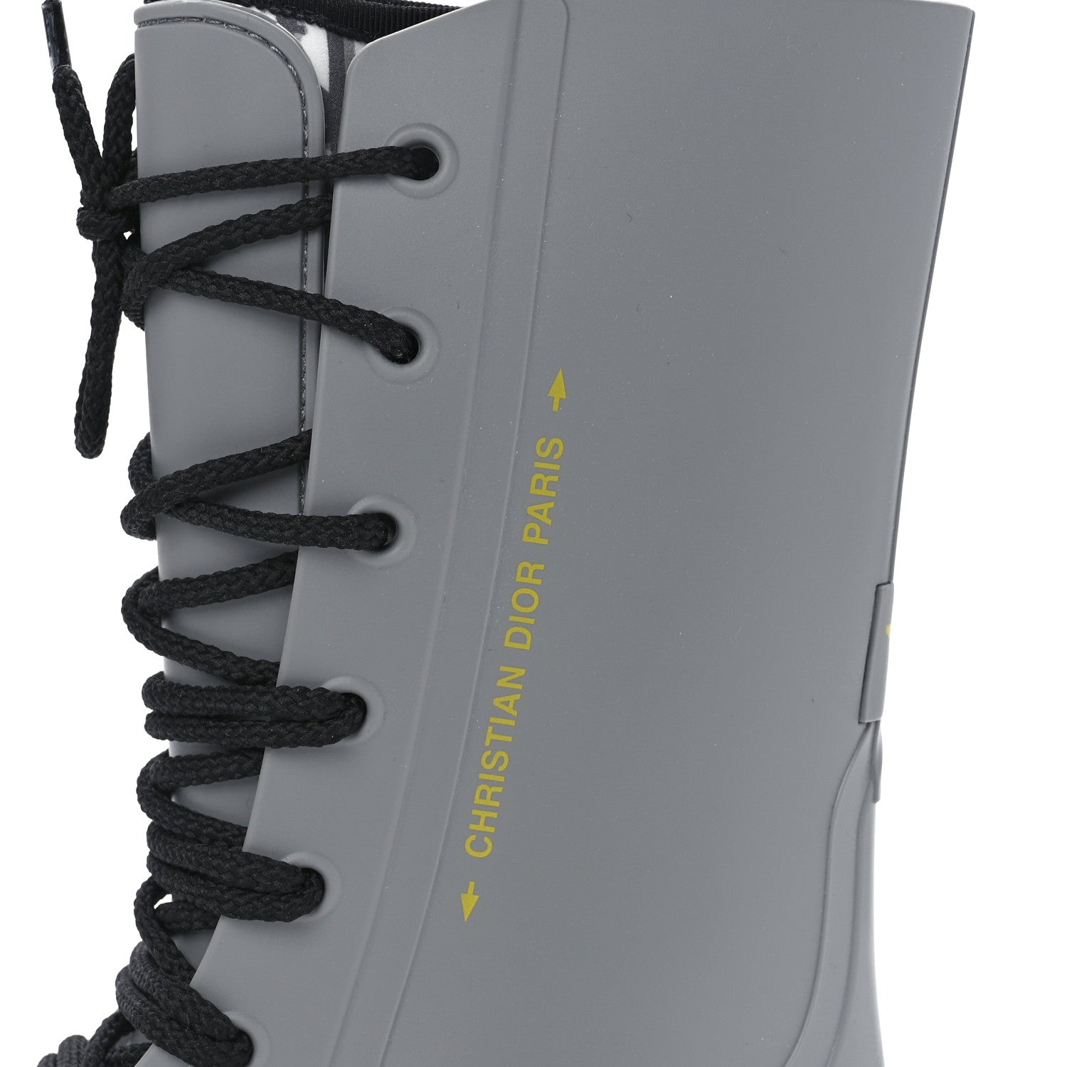 Christian Dior Rubber Diorcamp Low Boots 36 Grey Stone 9 of 10
