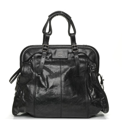 Givenchy Lizard Postino Frame Bag Black 1 of 6
