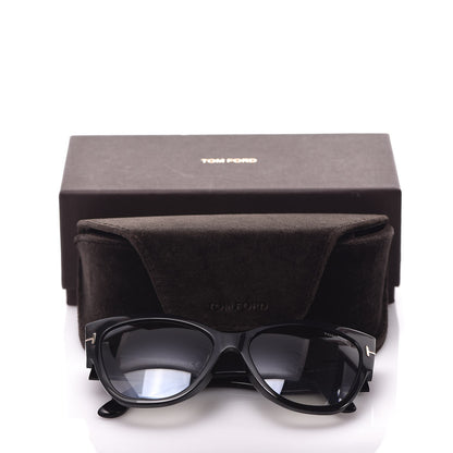 Tom Ford Acetate Anoushka Cat Eye Sunglasses TF371 Black 7 of 7