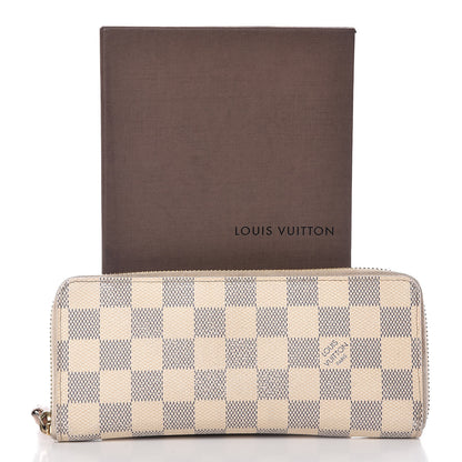 Louis Vuitton Damier Azur Clemence Wallet Rose Ballerine 18 of 18