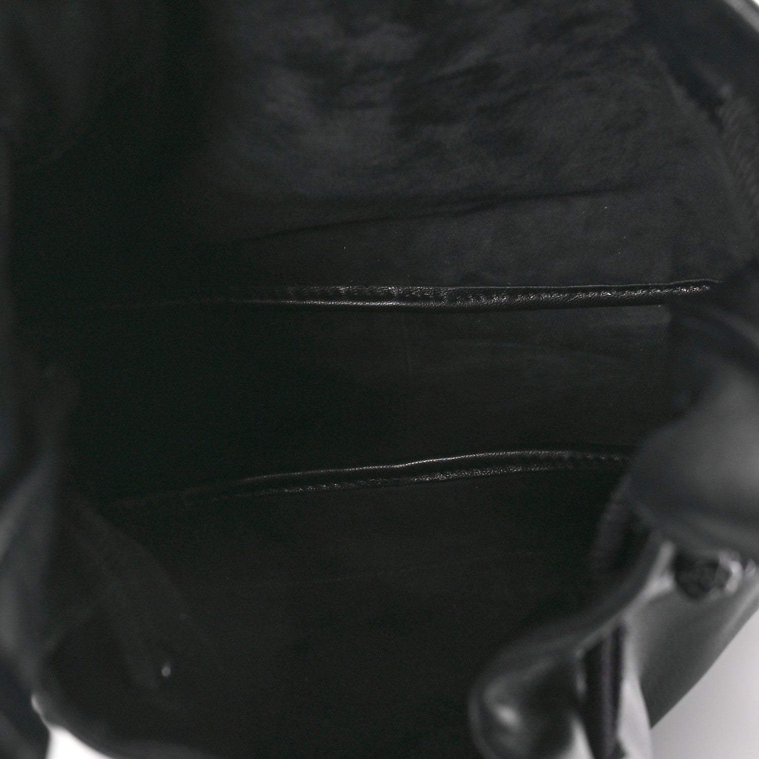 Christian Dior Lambskin Bucket Bag Black 5 of 11