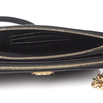 Chanel Caviar Quilted Small Boy Clutch With Chain Black 5 of 12