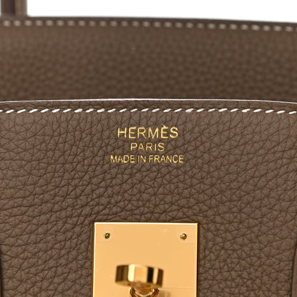 Hermes Togo Birkin 35 Etoupe 6 of 9