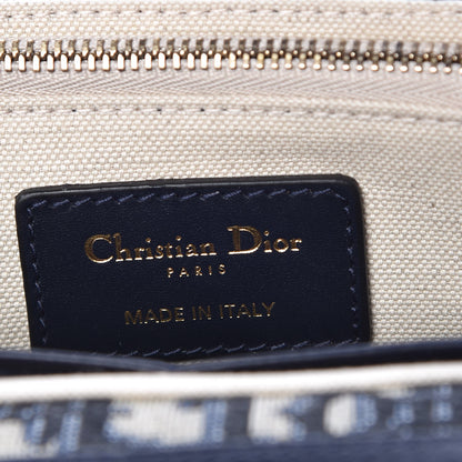 Christian Dior Oblique DiorAddict Wallet On Chain Clutch Navy Blue 6 of 6