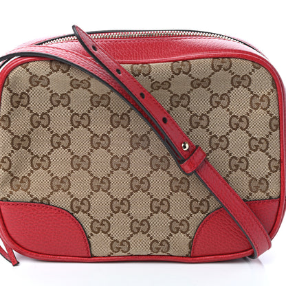 Gucci Monogram Mini Bree Messenger Bag Red 7 of 9