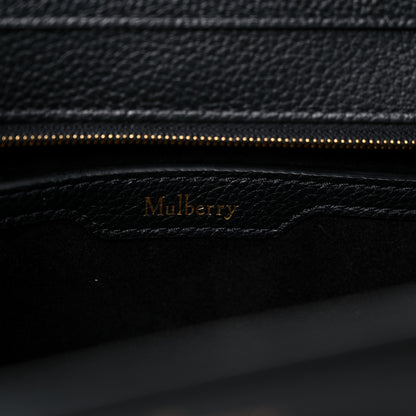Mulberry Small Classic Grain Mini Zipped Bayswater Black 6 of 13