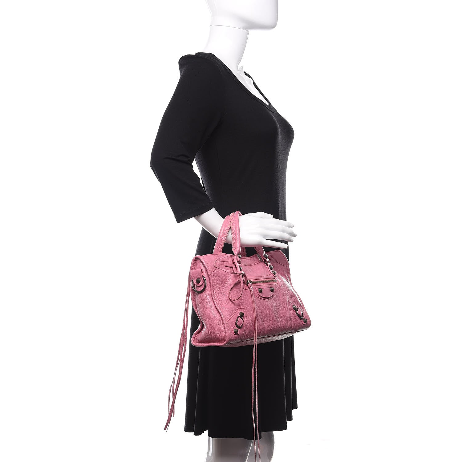 Balenciaga Agneau Classic Hardware S City Rose Guimauve 2 of 10