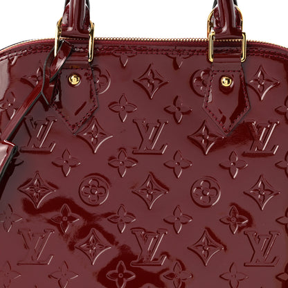 Louis Vuitton Vernis Alma PM Pomme D'Amour 7 of 10