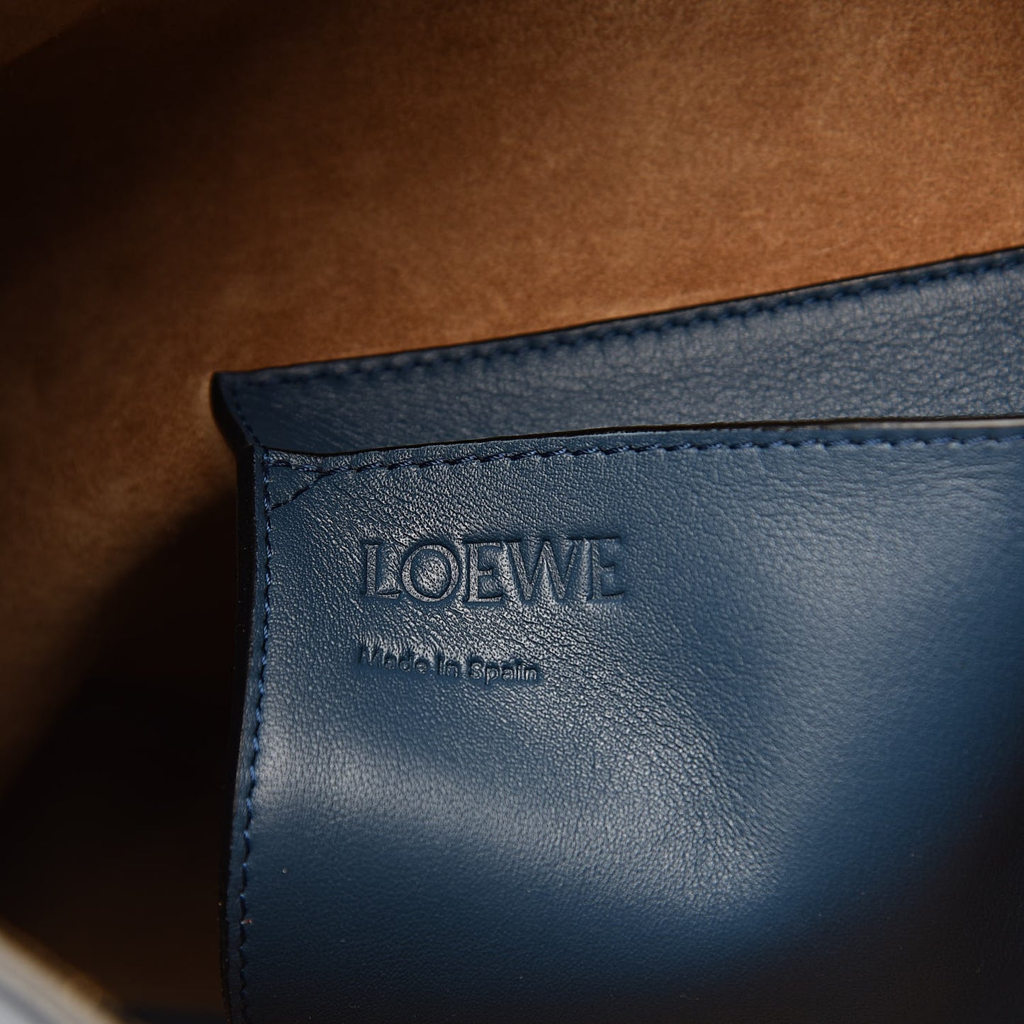 Calfskin Fortune Hobo Indigo