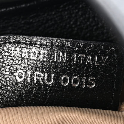 Christian Dior Shiny Goatskin Saddle Bag Black 7 of 12