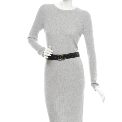 Chanel Lambskin Quilted CC Belt 90 36 Black 2 of 6
