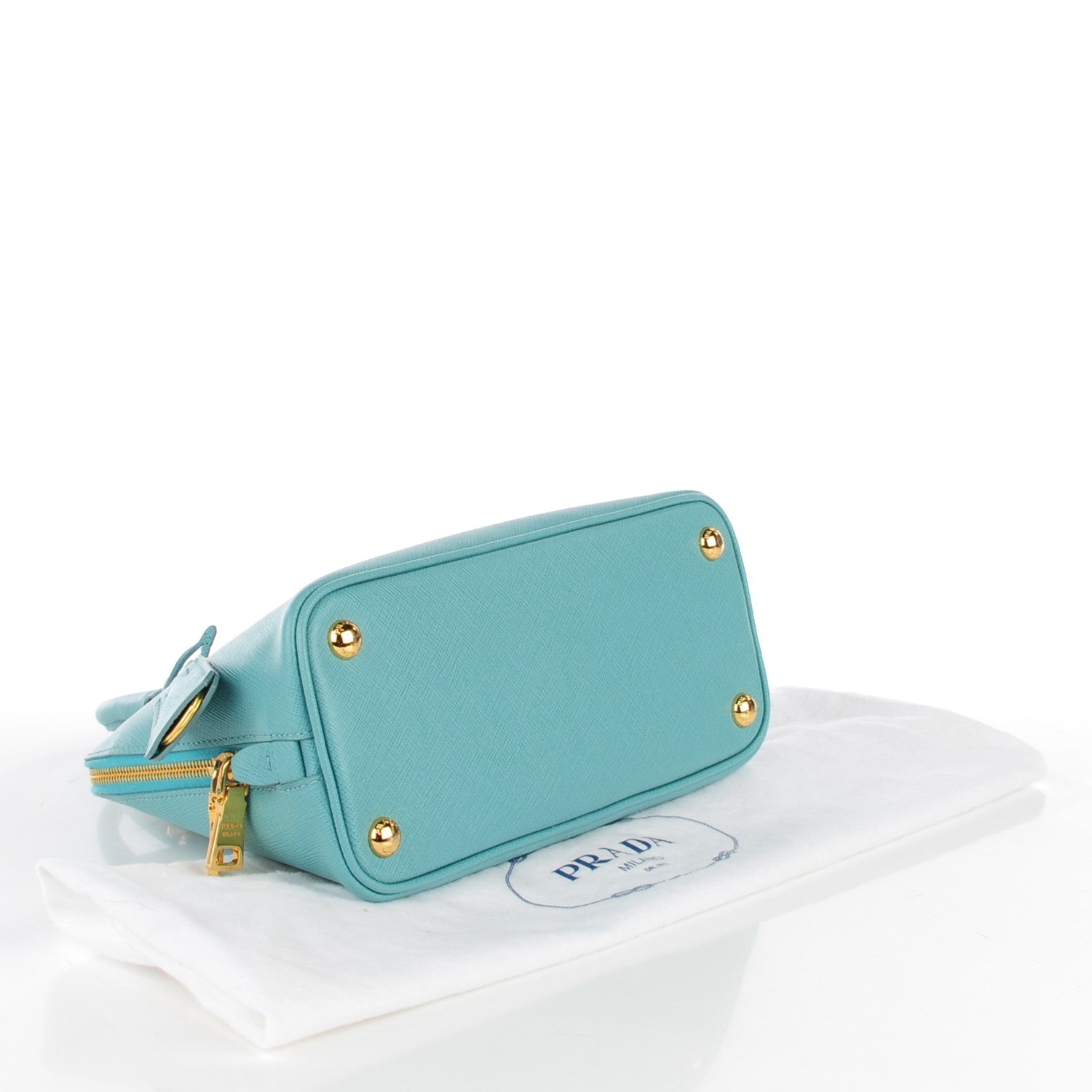 Prada Saffiano Lux Small Promenade Tote Anice 4 of 9
