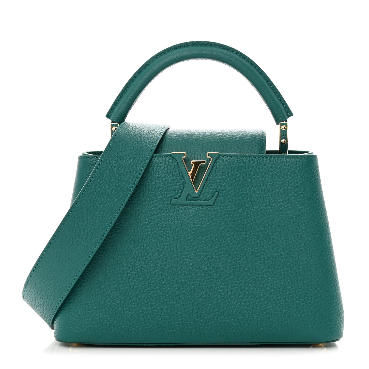 Louis Vuitton Taurillon Capucines BB Green 1 of 13