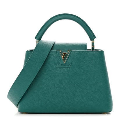 Louis Vuitton Taurillon Capucines BB Green 1 of 13