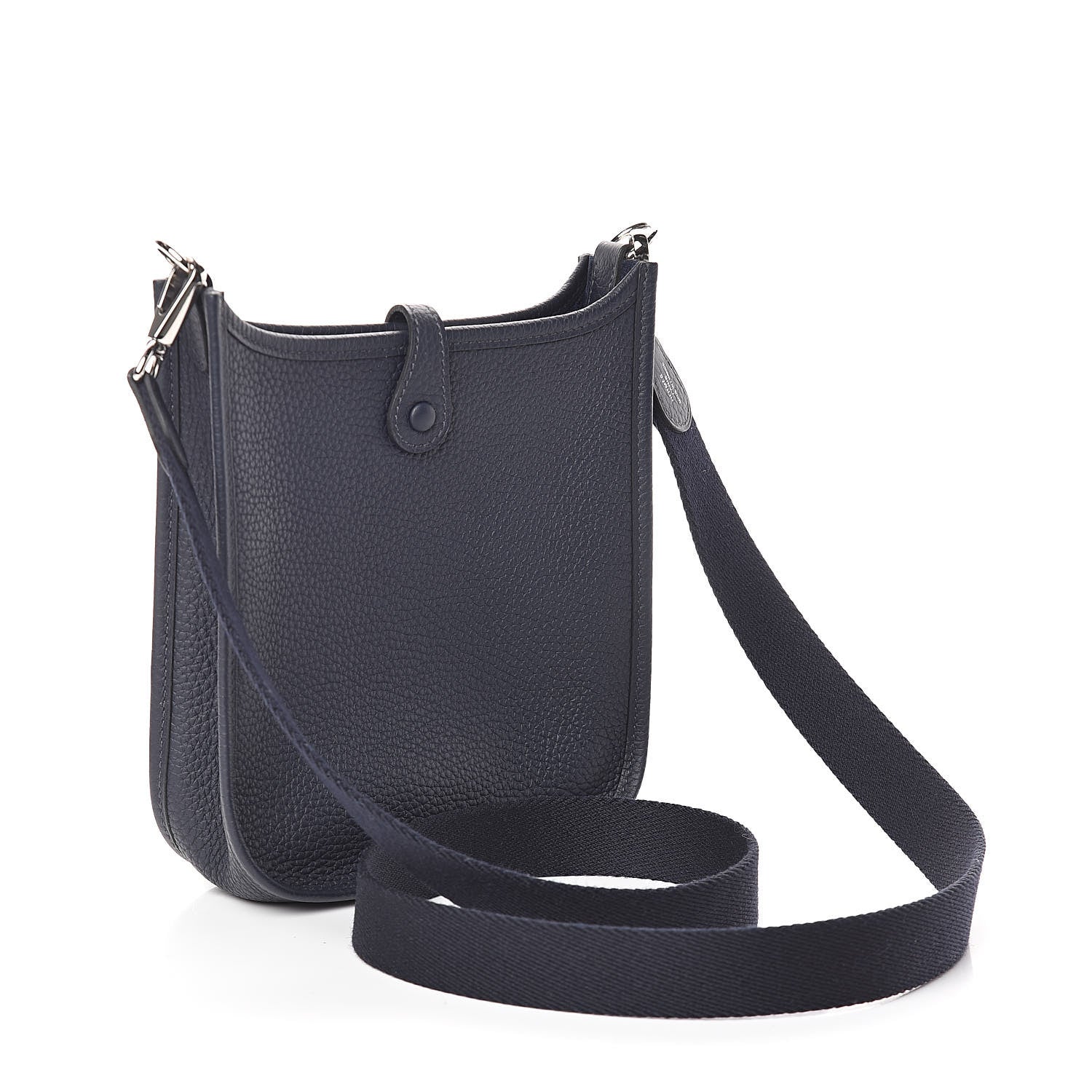 Hermes Taurillon Clemence Amazone Evelyne TPM Bleu Nuit Bleu Indigo 3 of 8