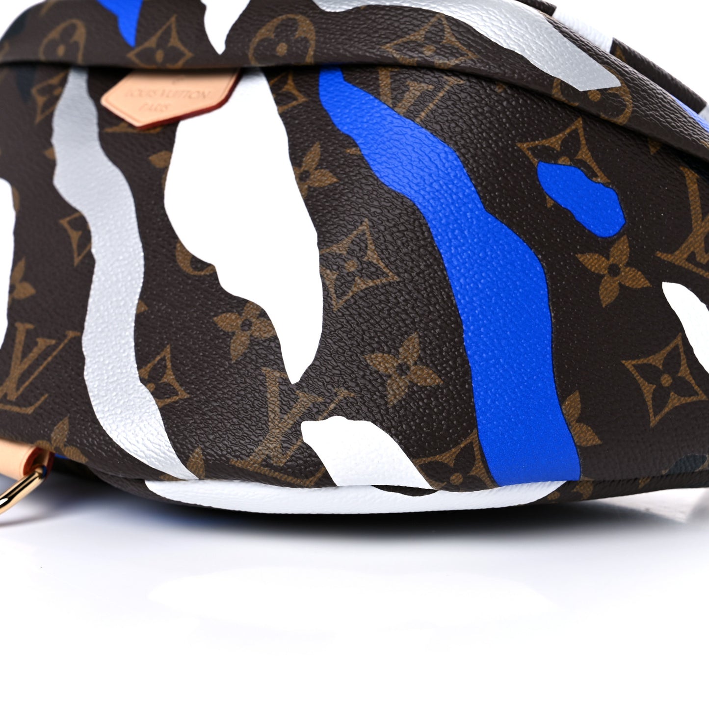 X LOL Monogram Bumbag Blue Silver