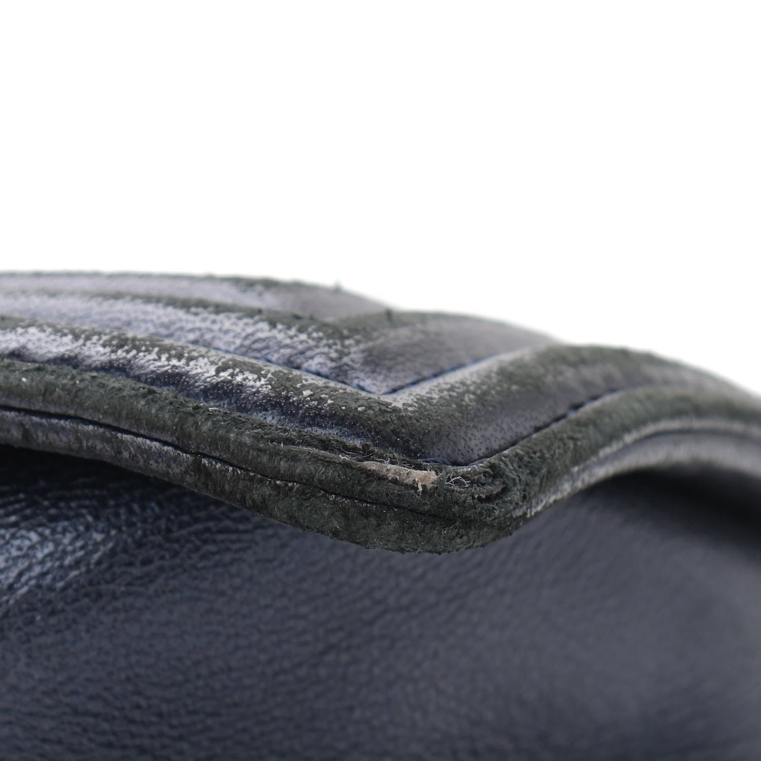 Chanel Lambskin Embossed New Medium Boy Cube Flap Navy 8 of 13