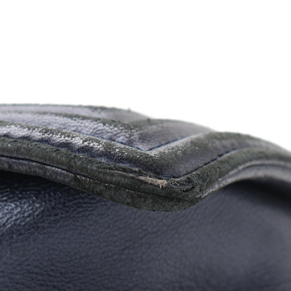 Chanel Lambskin Embossed New Medium Boy Cube Flap Navy 8 of 13