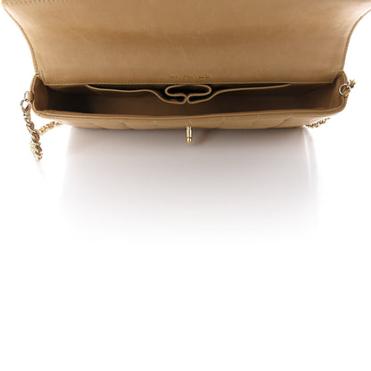 Chanel Lambskin East West Chocolate Bar Flap Beige 5 of 13