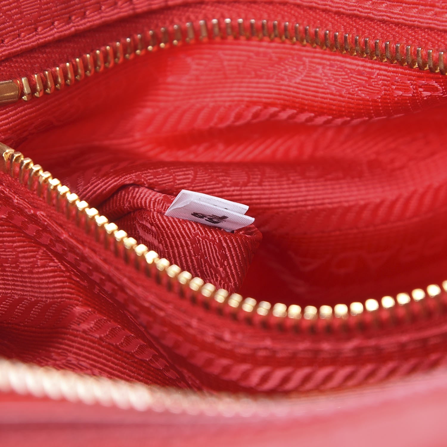 Prada Tessuto Nylon Saffiano Small Crossbody Rosso 7 of 15