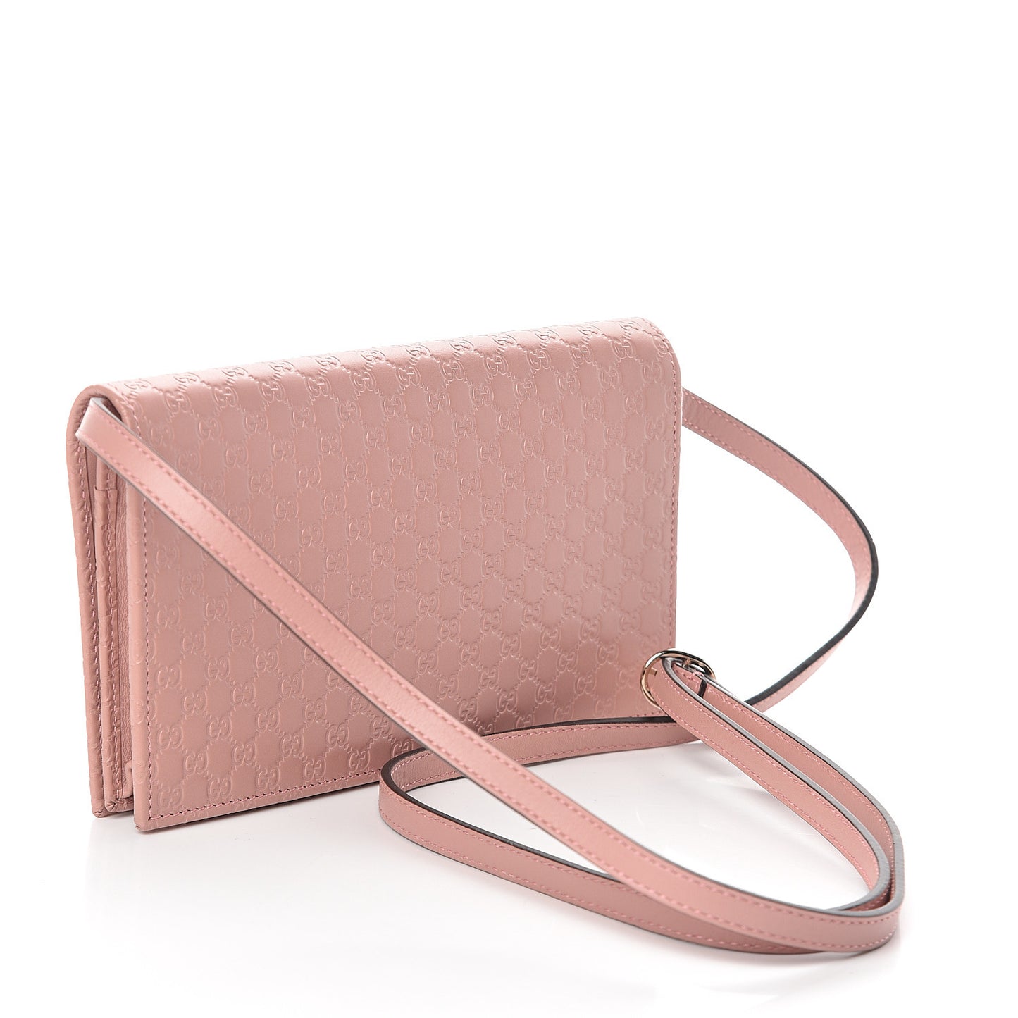 Microguccissima Crossbody Wallet Soft Pink