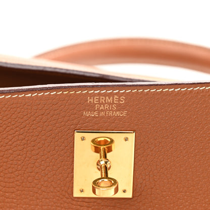 Hermes Togo Kelly Retourne 40 Gold 6 of 22