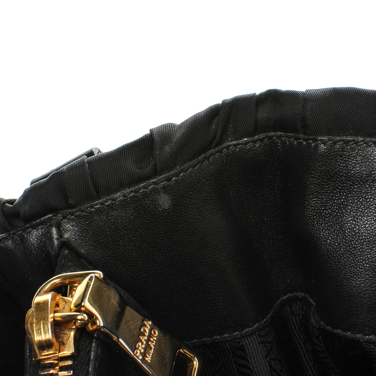 Prada Tessuto Nylon Gaufre Tote Nero Black 8 of 11