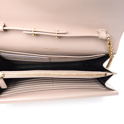 Saint Laurent Smooth Calfskin Monogram Sulpice Chain Wallet Light Natural 5 of 10
