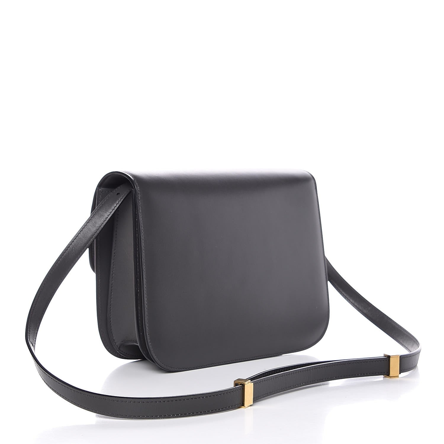 Celine Box Calfskin Medium Classic Box Flap Bag Anthracite 3 of 8