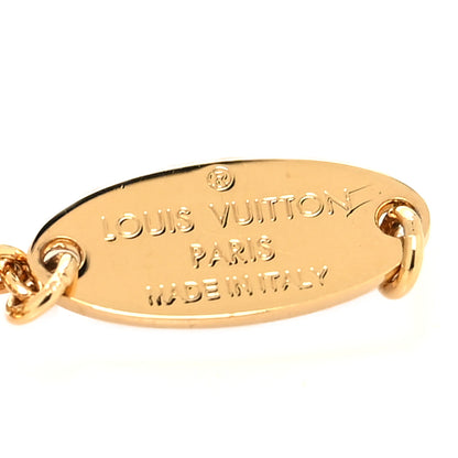 Louis Vuitton Metal Crystal LV Iconic Bracelet Gold 5 of 6