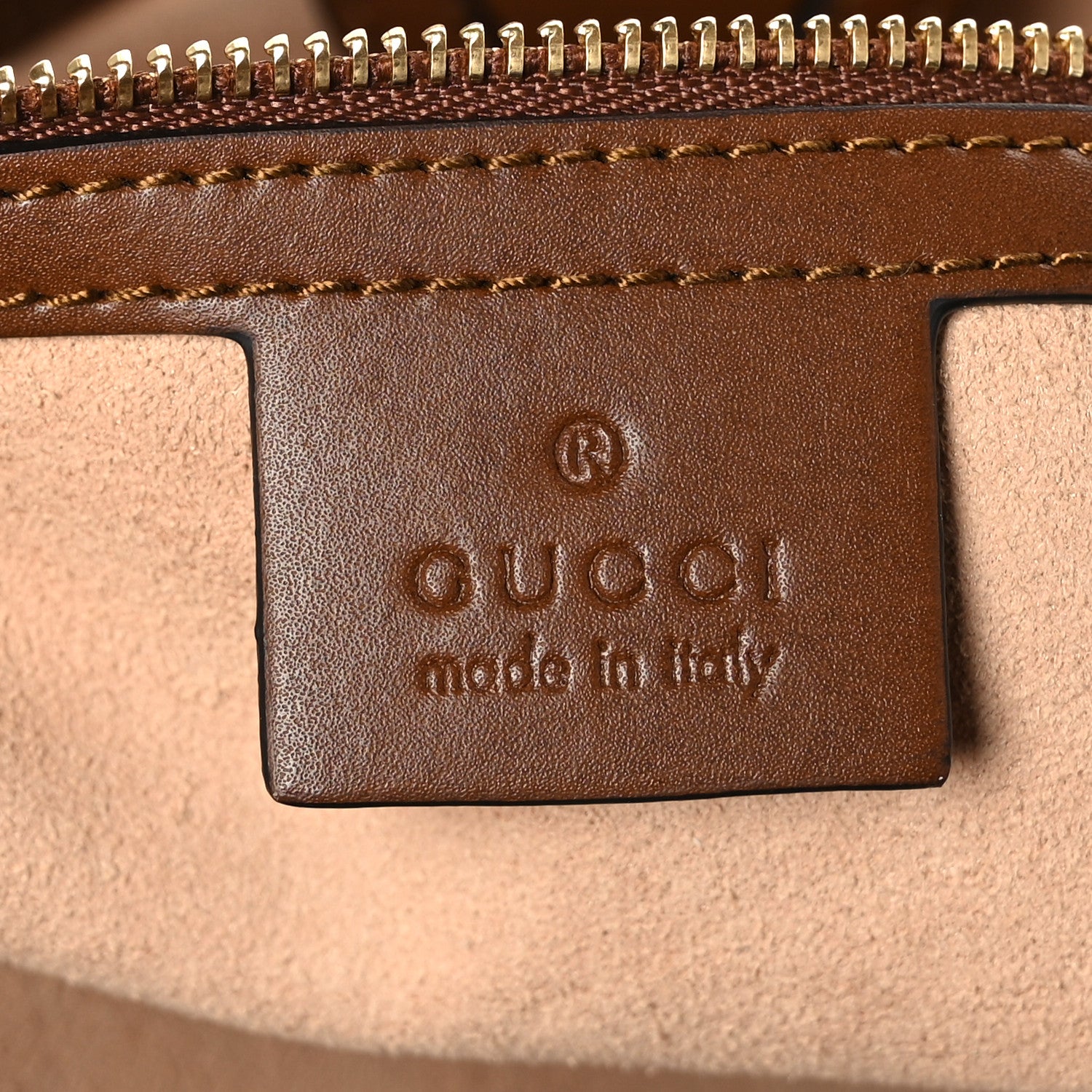 Gucci Soft GG Supreme Monogram Medium Crossbody Tote Beige Cuir 6 of 9