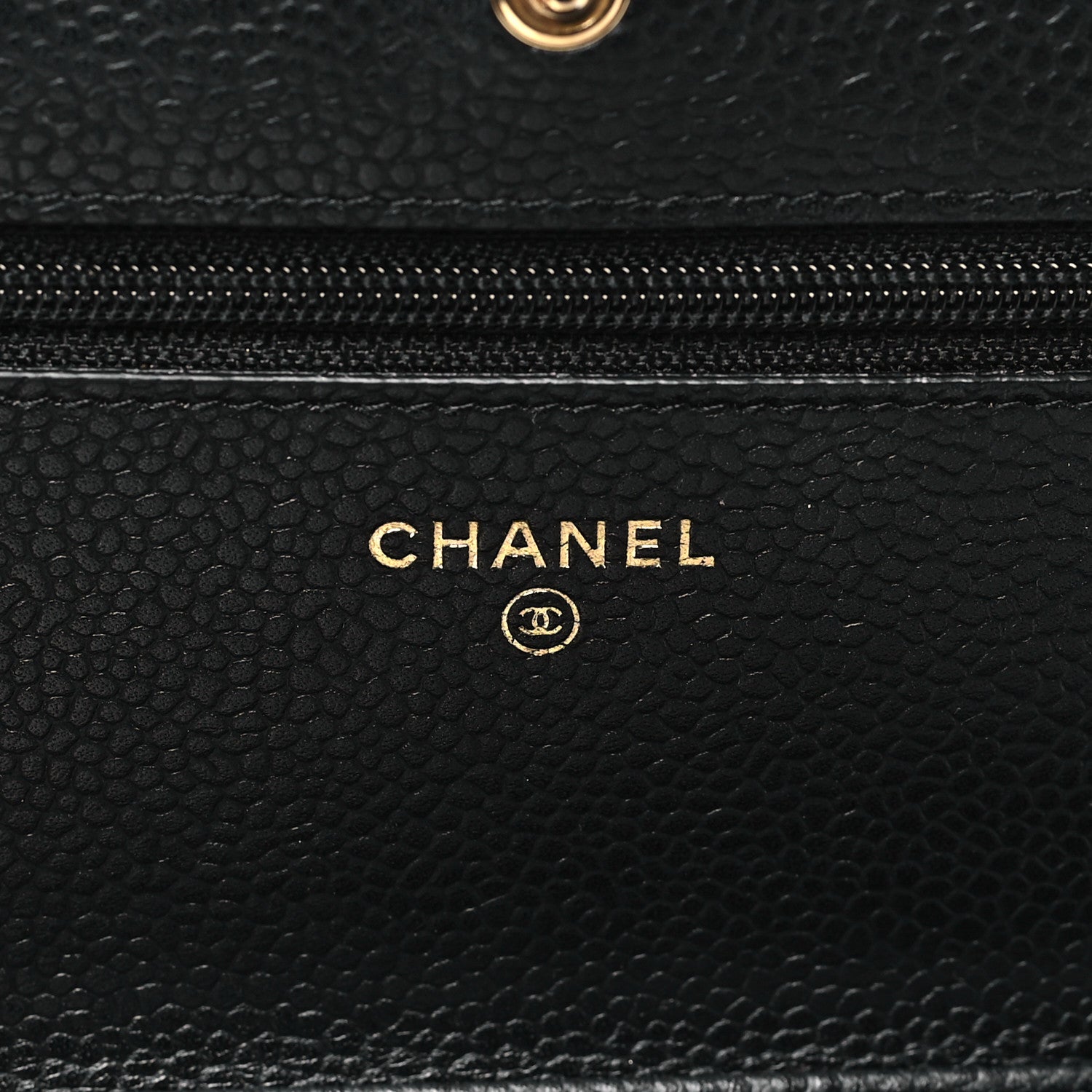 Chanel Caviar Quilted Wallet on Chain WOC Black 6 of 12