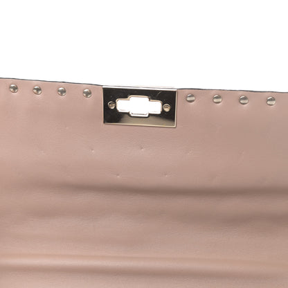 Valentino Garavani Nappa Large Rockstud Spike Shoulder Bag Poudre 10 of 11