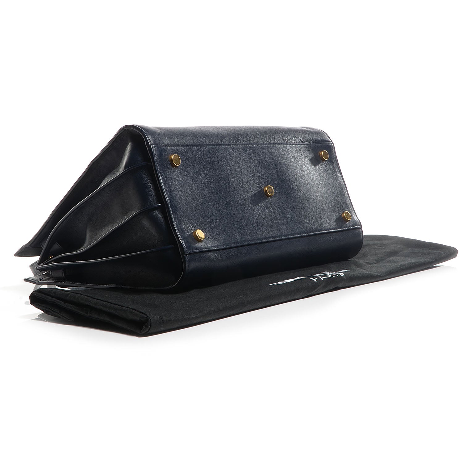 Saint Laurent Calfskin Small Sac De Jour Navy 4 of 8