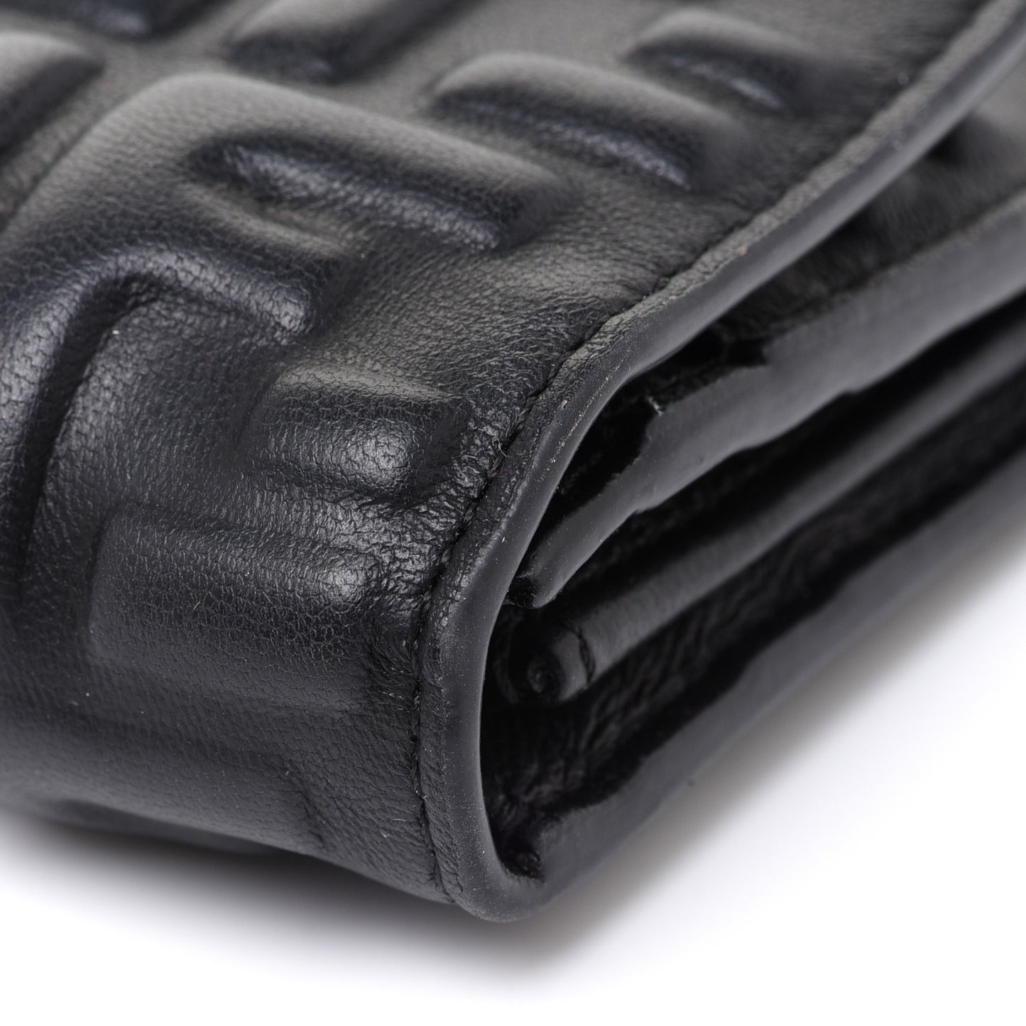 Nappa Matisse FF Embossed Continental Wallet Black