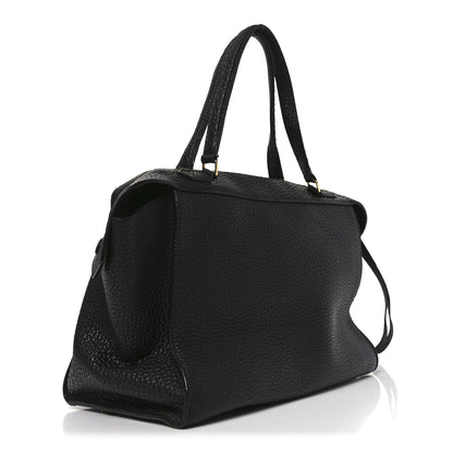 Celine Bullhide Calfskin Medium Ring Bag Black 3 of 18