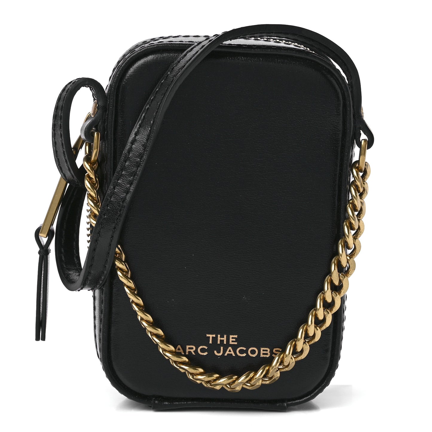 Smooth Calfskin The Mini Vanity Crossbody Bag Black