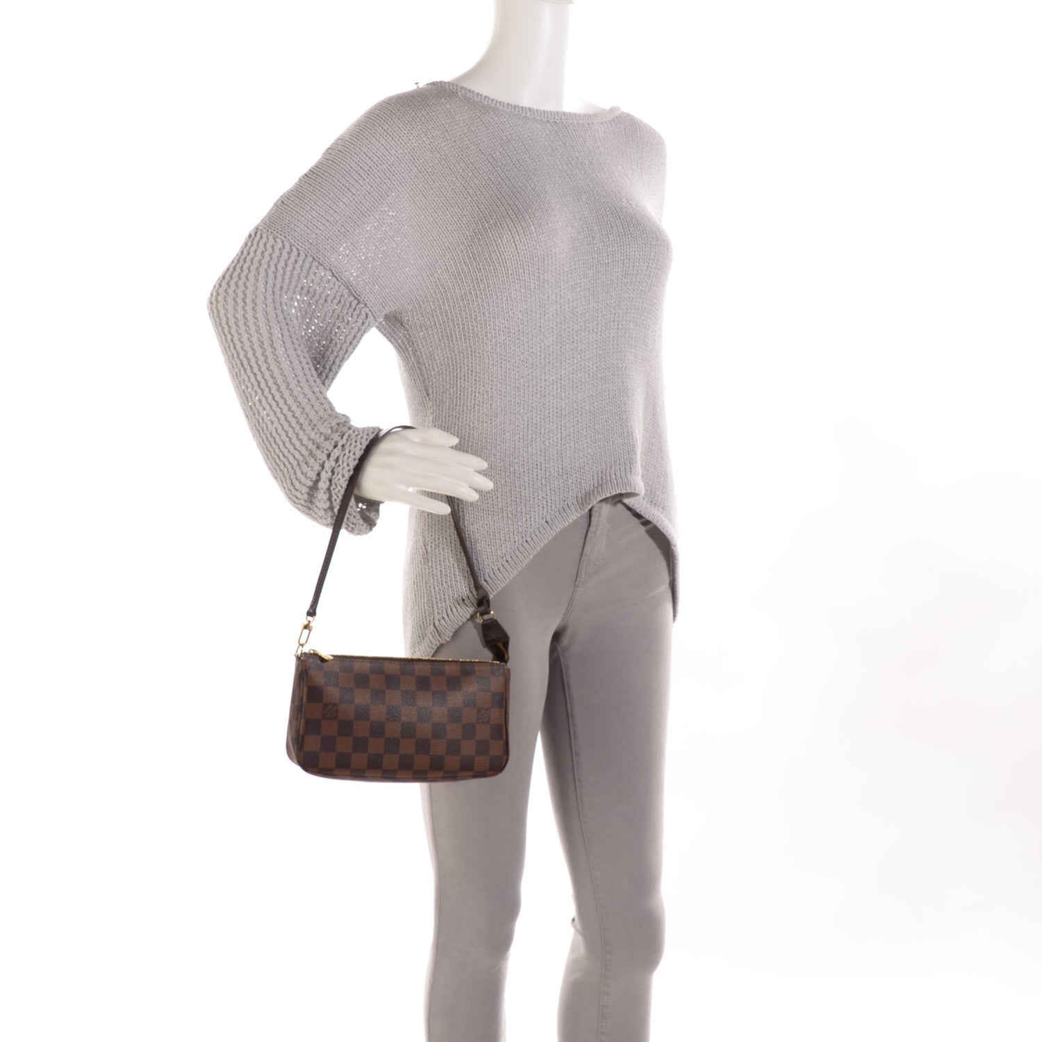Louis Vuitton Damier Ebene Pochette Accessories NM 2 of 7