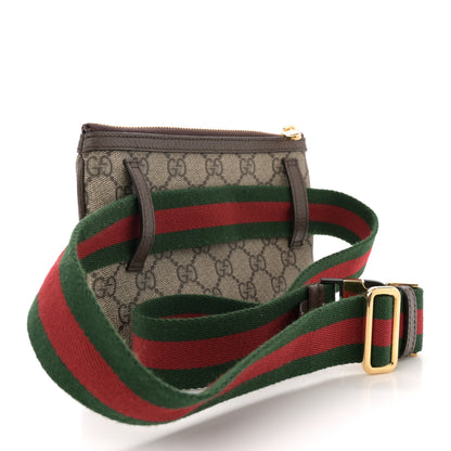Gucci GG Supreme Monogram Web Ophidia Utility Belt Bag 85 34 Beige Ebony New Acero 2 of 11