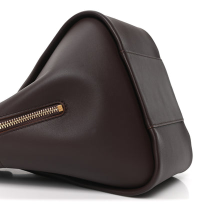 Loewe Classic Calfskin Hammock Flip Tote Dark Chestnut 8 of 9