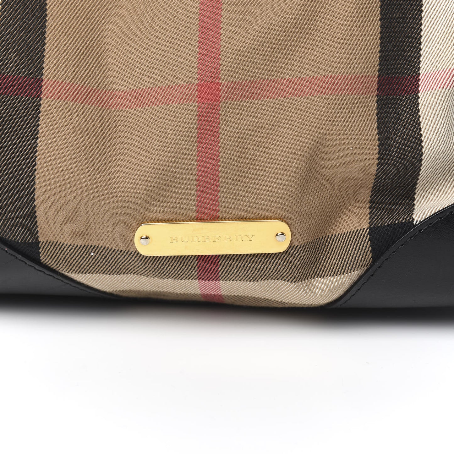 House Check Small Canterbury Tote Black