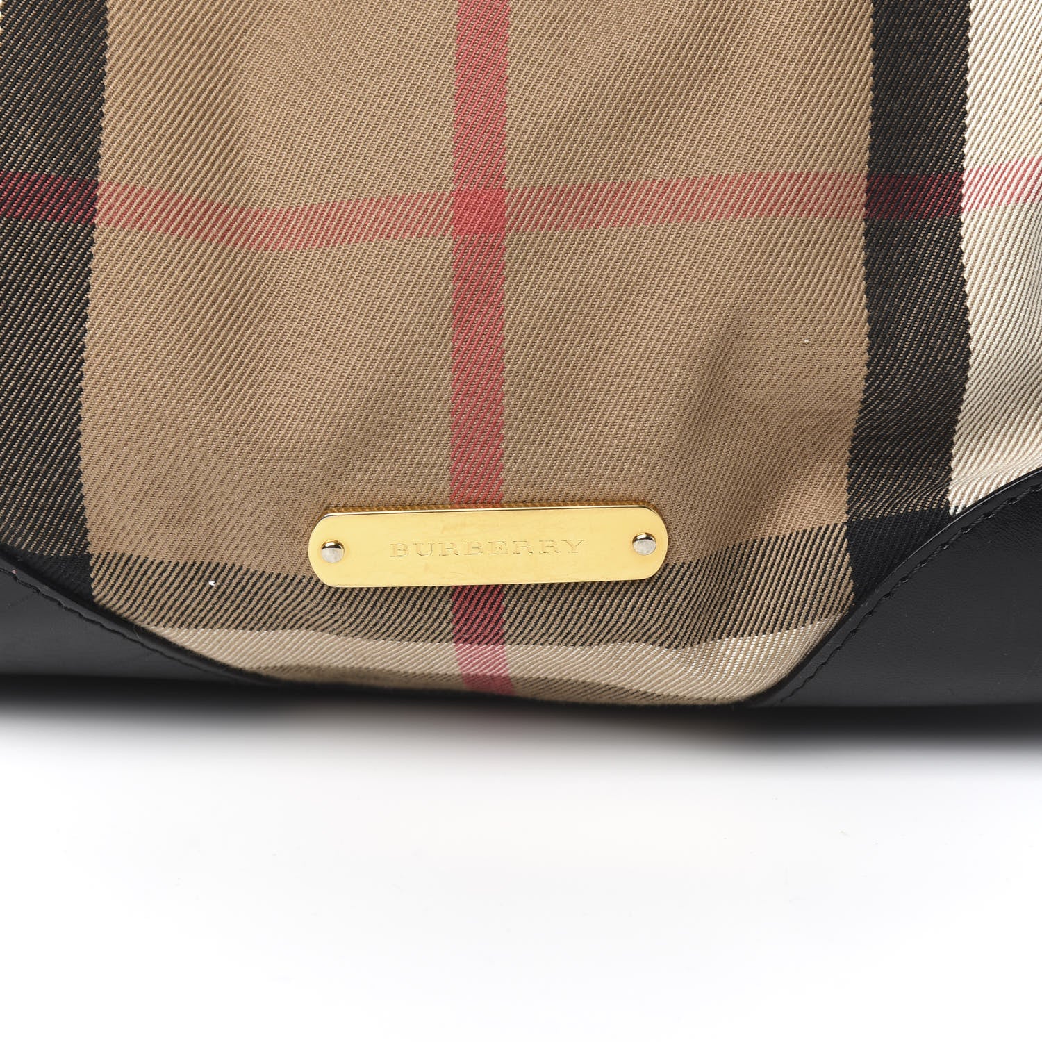 Burberry House Check Small Canterbury Tote Black 12 of 12