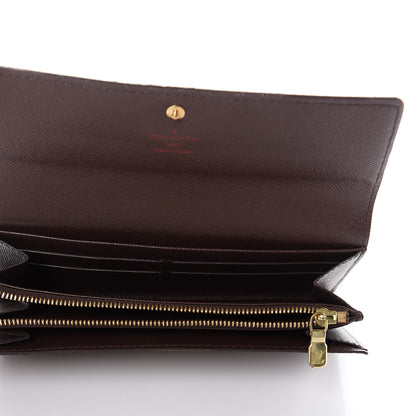 Louis Vuitton Damier Ebene Sarah Wallet 7 of 18