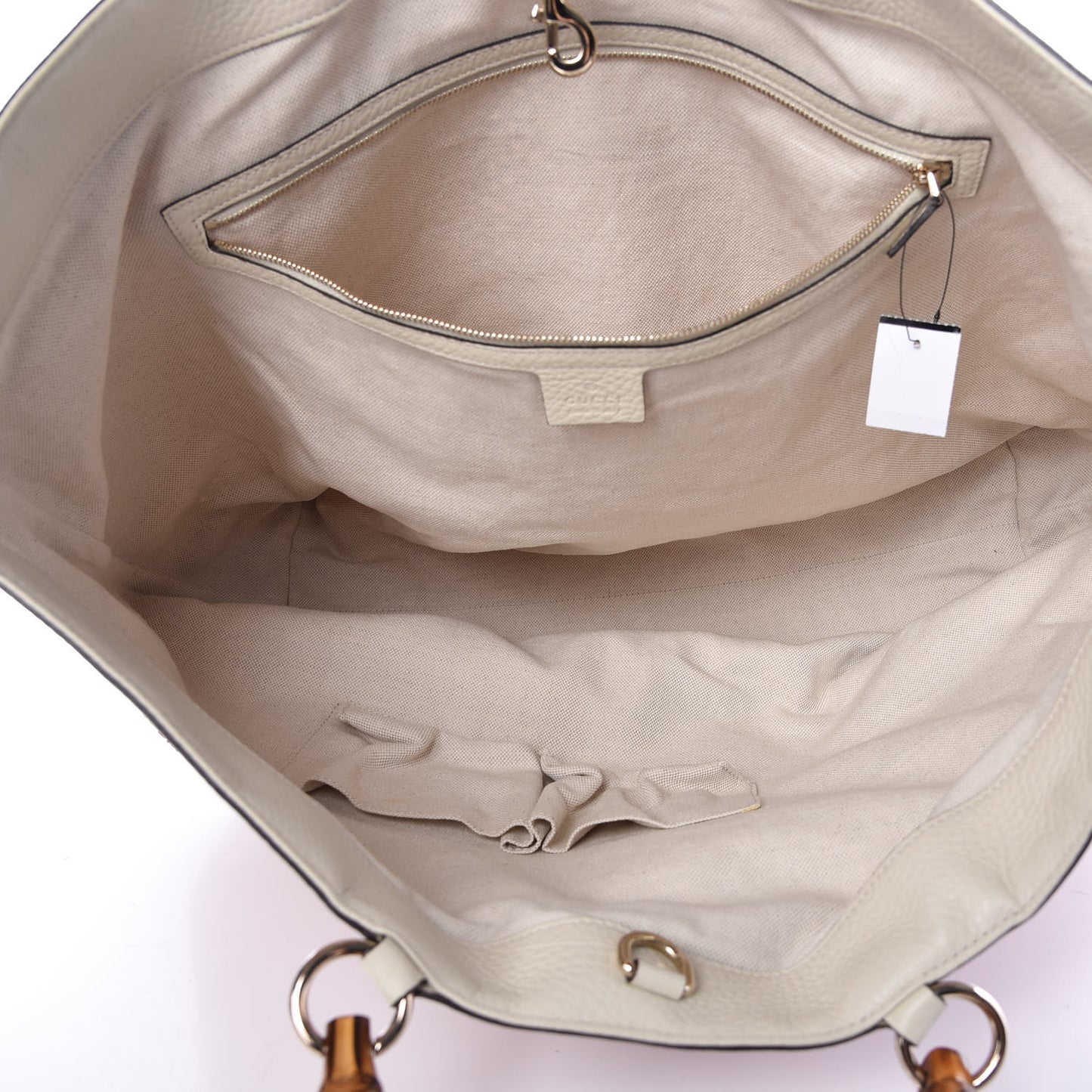 Straw Calfskin Bamboo Shopper Tote Raspberry