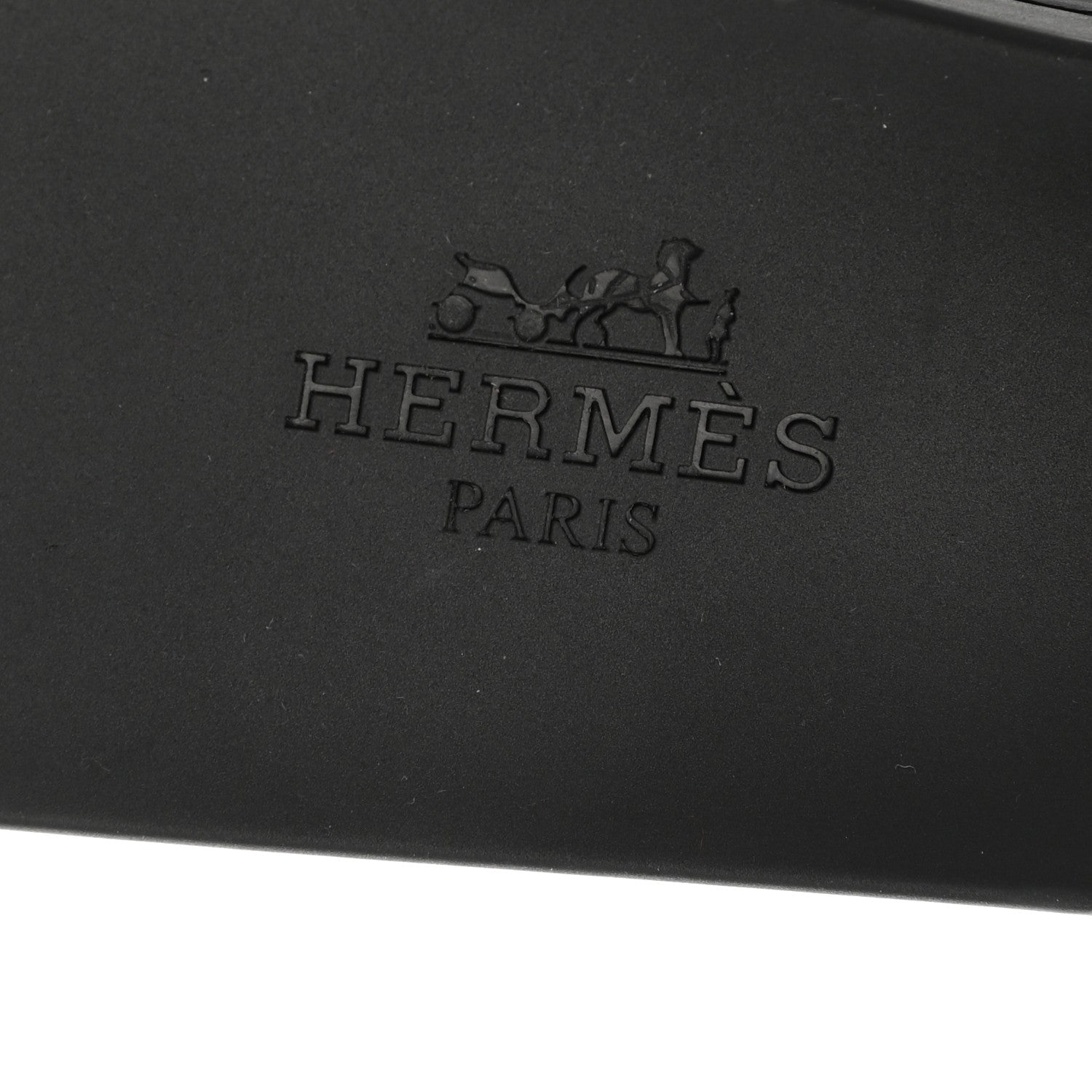 Hermes Rubber Aloha Sandals 36 Black 7 of 8